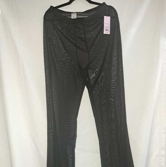 Transparent black beach pants, size L, Wild Fable brand. - Picture 1 of 4